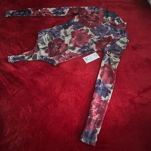 Floral Mesh body suit beautiful